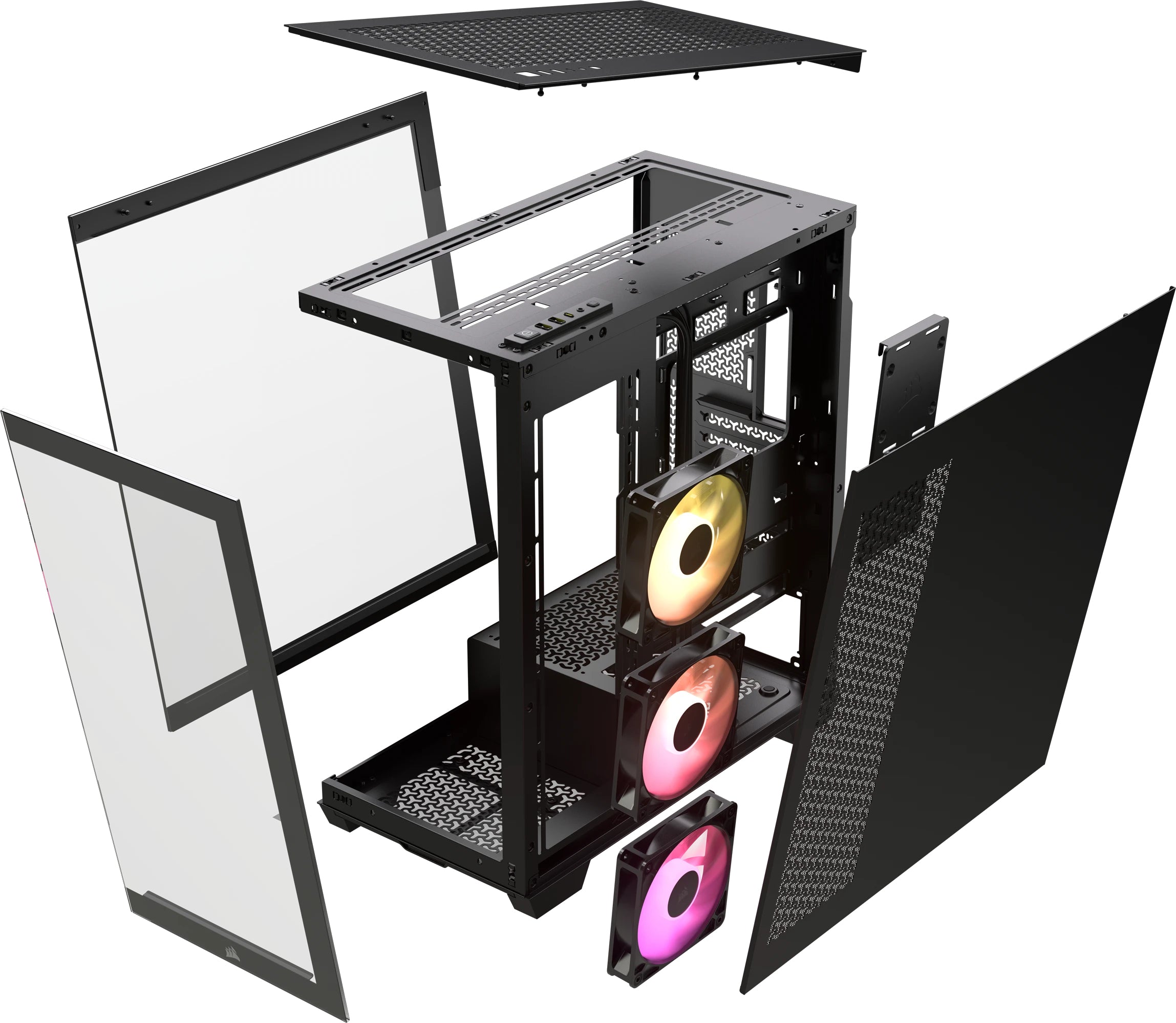 Carcasa Corsair 3500X ARGB, Mid-Tower, ATX, Negru "CC-9011278-WW"