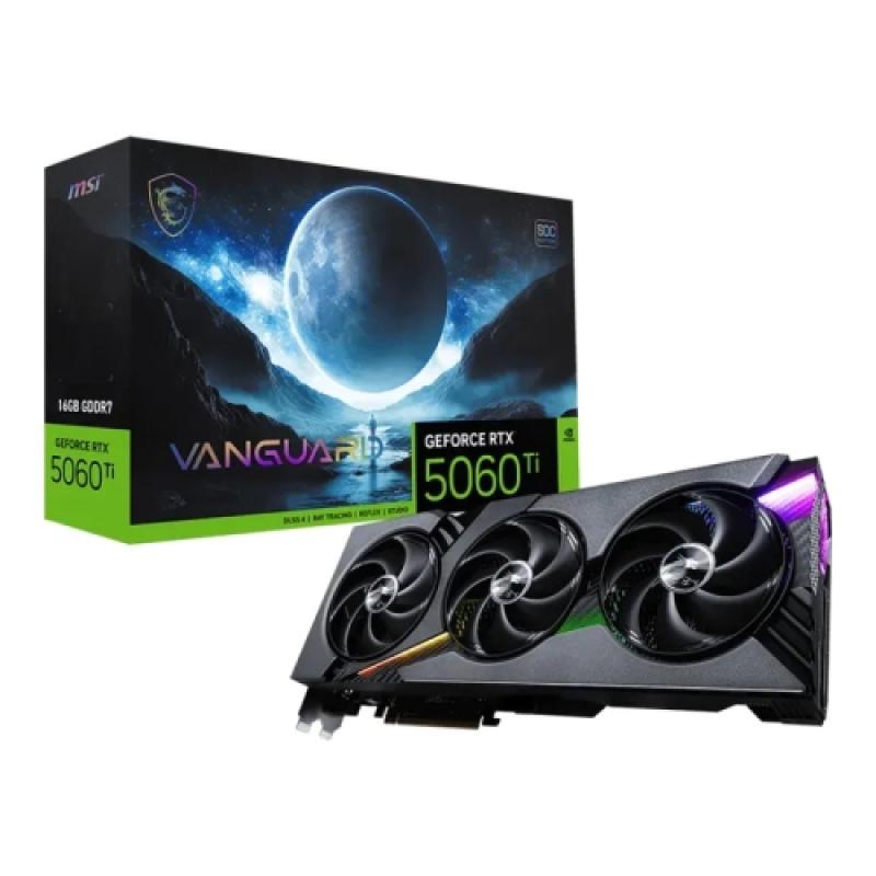 Placa video MSI GeForce RTX 5060 Ti VANGUARD SOC, 16GB GDDR7, PCI Express 5.0, 128-bit