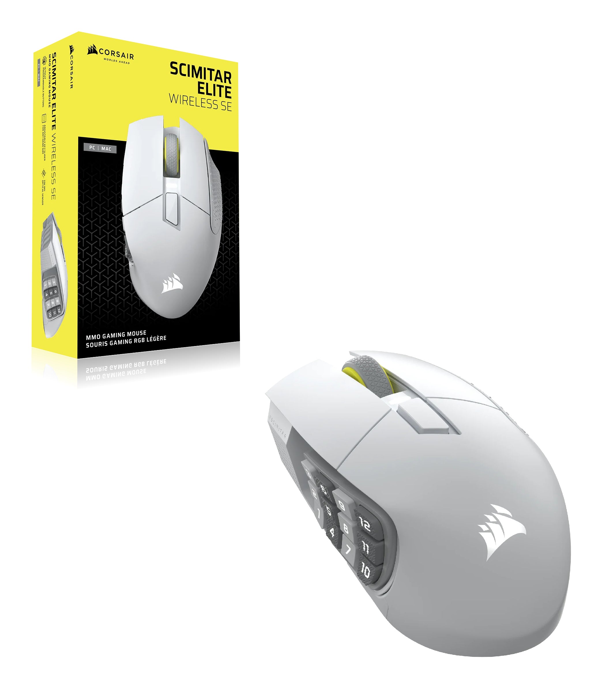 Mouse Gaming Wireless CR SCIMITAR ELITE "CH-9314011-WW"