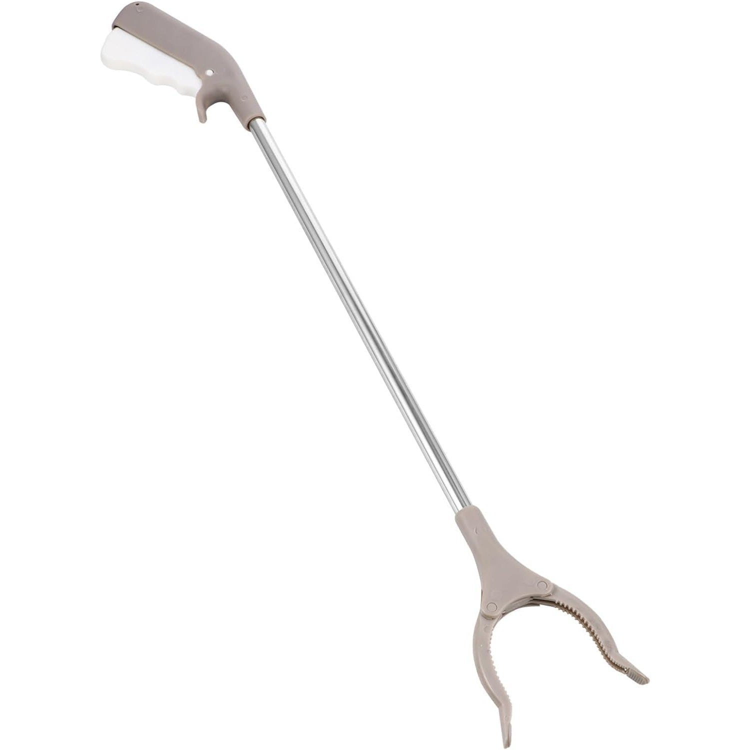 Cleste pentru Colectarea Deseurilor, din Metal si Plastic, 96.5 cm, Fara Maini Murdare, Gri