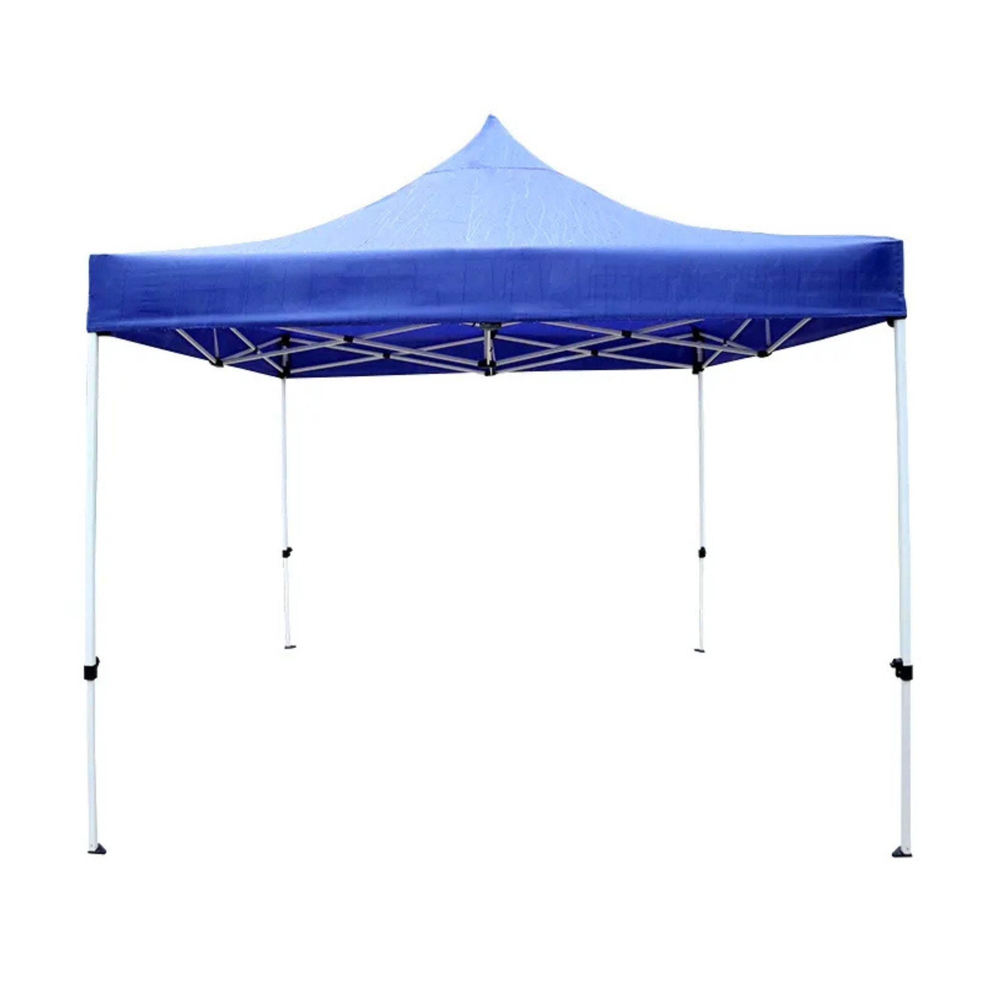 Copertina pentru Pavilion, Acoperis Cort, Pliabil, Copertina Rezistenta 420D, 185 g/m2, Protectie Ideala la Soare si Ploaie, 3 x 3 m, Albastru