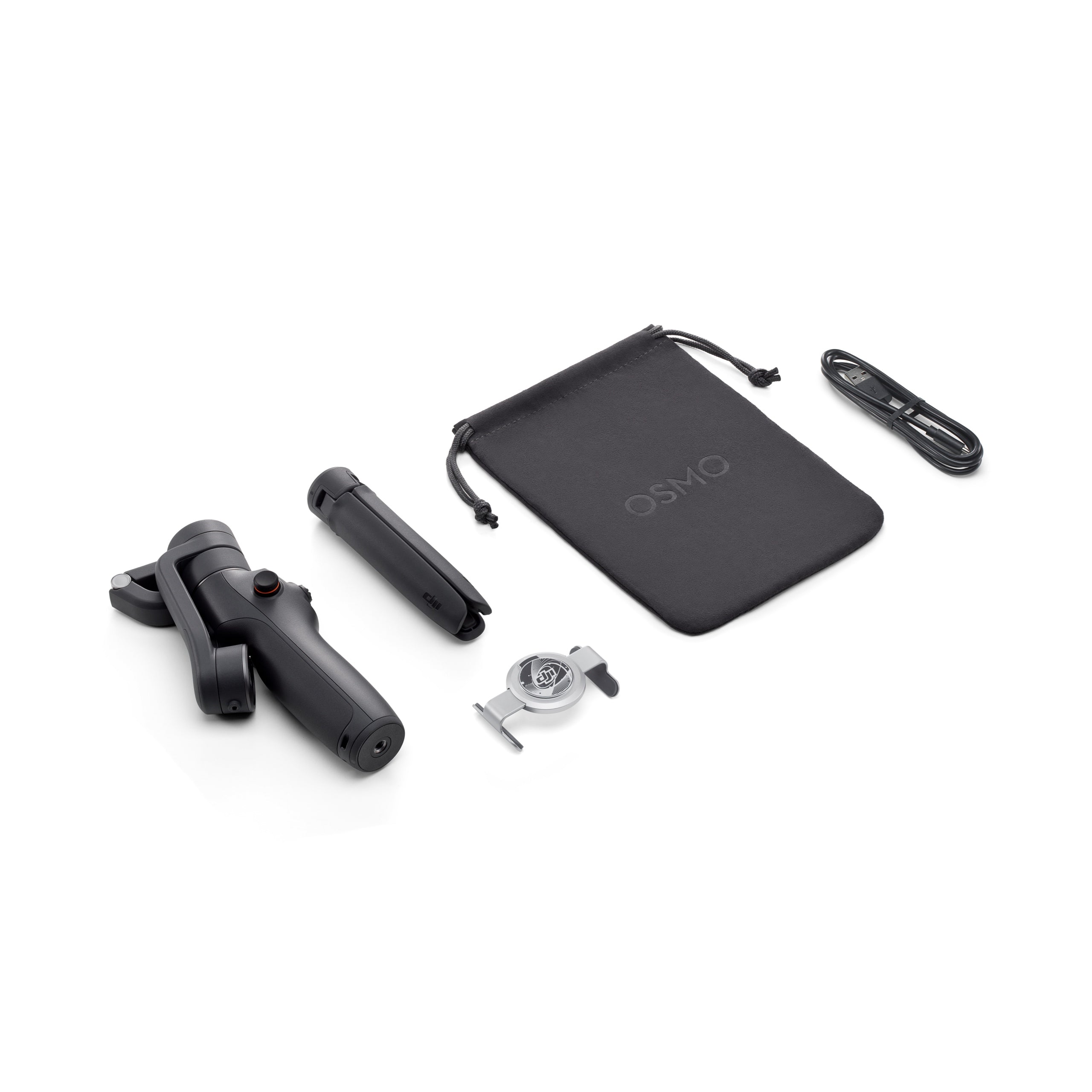 Sistem de stabilizare DJI OM 6, Bluetooth 5.13 axe, autonomie 6h, trepied inclus, negru "CP.OS.00000213.01"