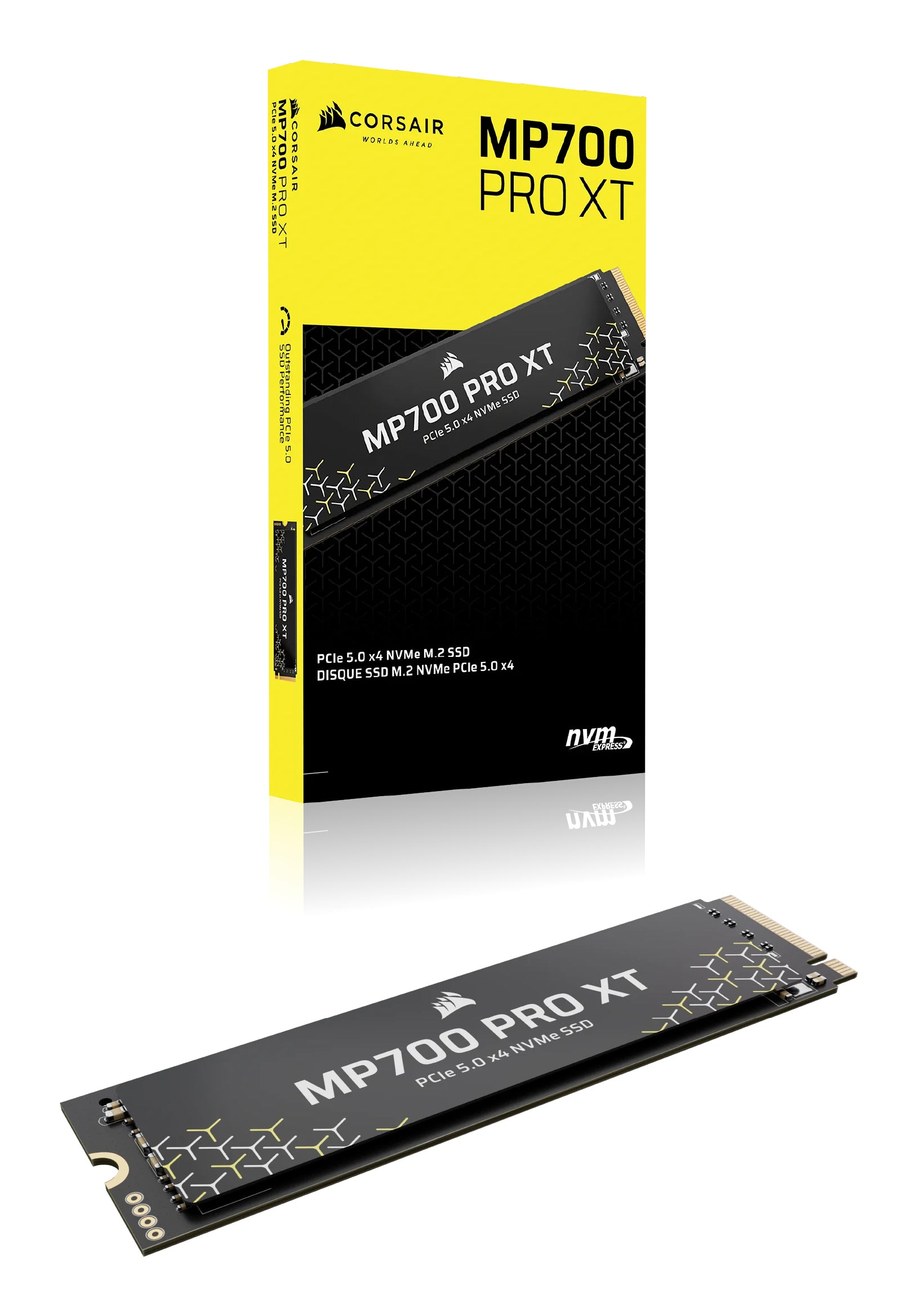 SSD Corsair MP700 PRO XT, 4TB, PCIe 5.0 x4, NVMe M.2 "CSSD-F40GBMP700PXNH"