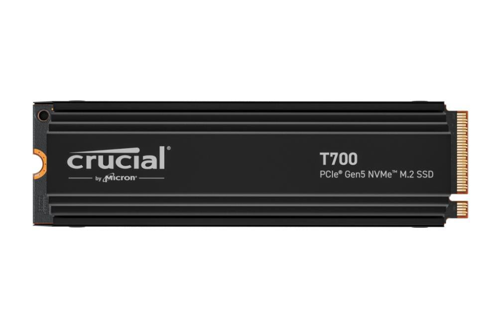 Crucial T700 4TB PCIe Gen5 NVMe M.2 SSD with heatsink, EAN: 649528936738 "CT4000T700SSD5"