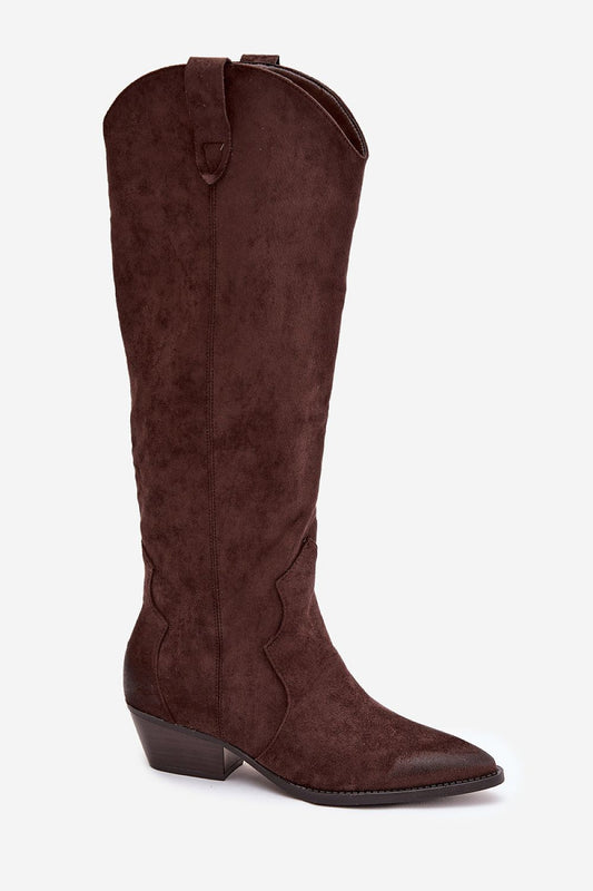 Cizme cu toc model 222728 Step in style