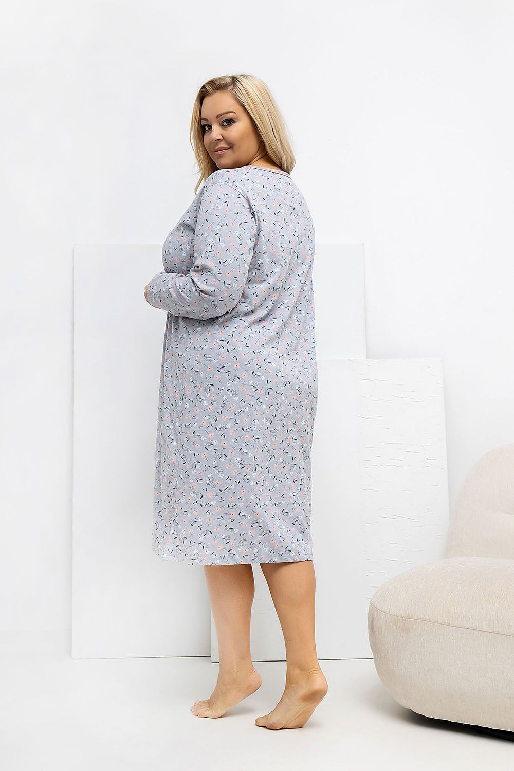 Cămașă de noapte Plus Size model 223307 Forever Pink