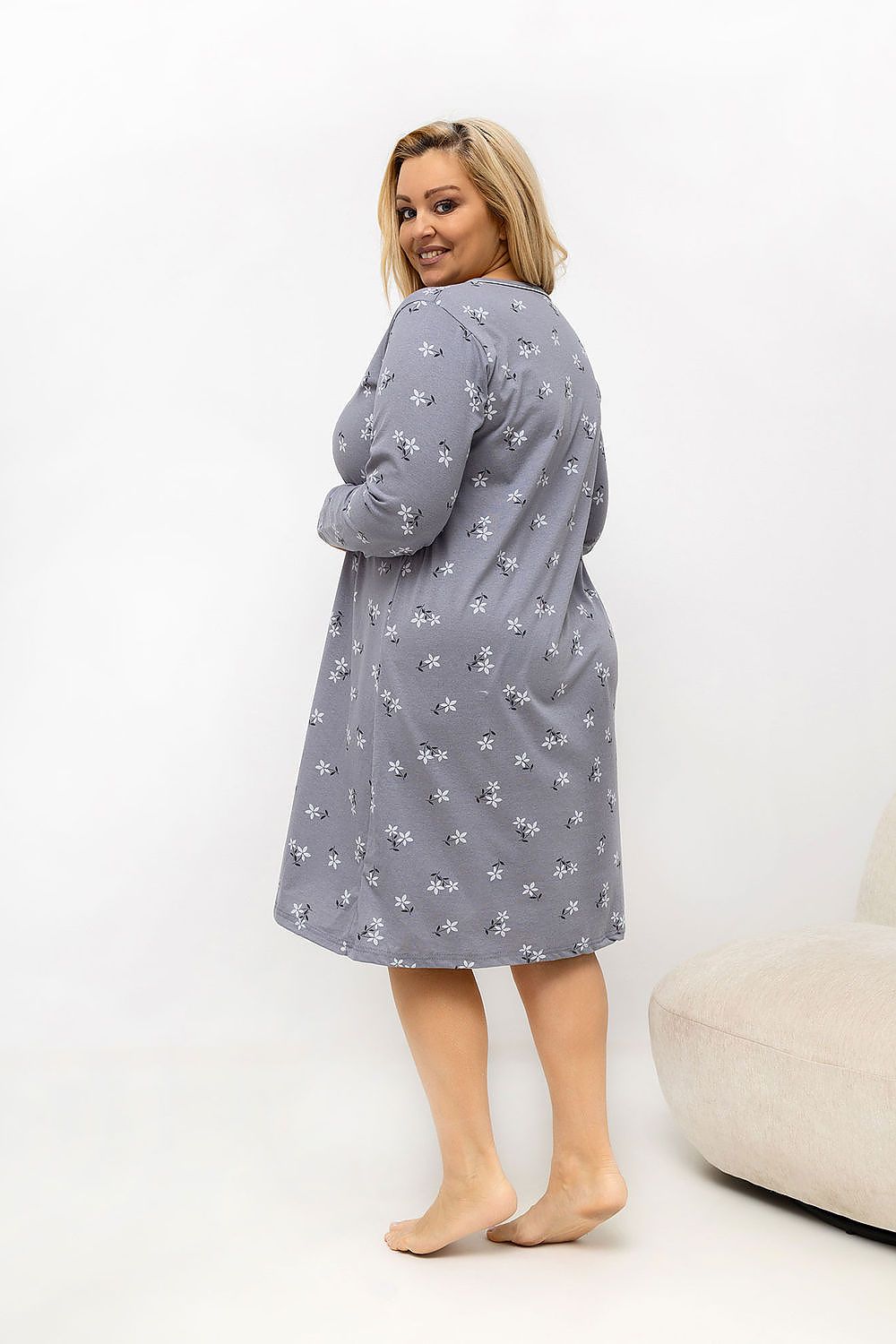 Cămașă de noapte Plus Size model 226134 Forever Pink