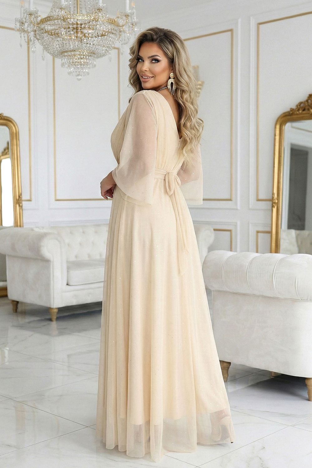 Rochie lungă model 227124 Numoco