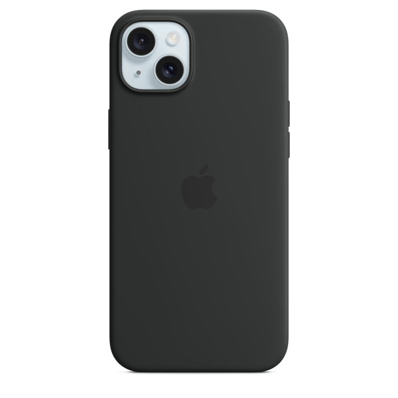 iPHONE Case 15 Plus Silicone Bk (iPhone 15 Plus Silicone Case with MagSafe - Black)