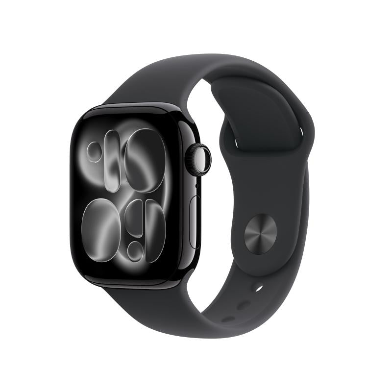 Apple AW S11 42 Cel JetB Alum Black Band S/M