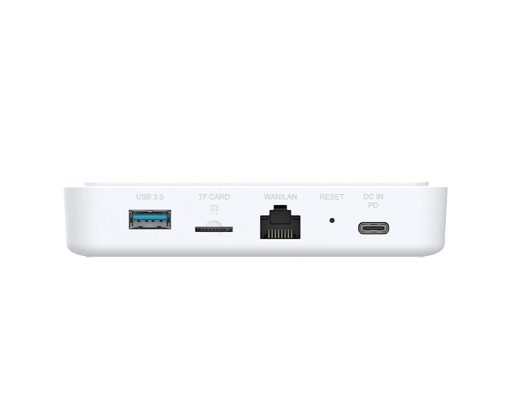 ROUTER D-Link AX3000 Wi-Fi 6 dual band, 1 x Gigabit WAN, 1 x USB Type-C, 1 x USB, 1 x MicroSD/TF card slot, 5 x antene interne, alb "DBR-330"