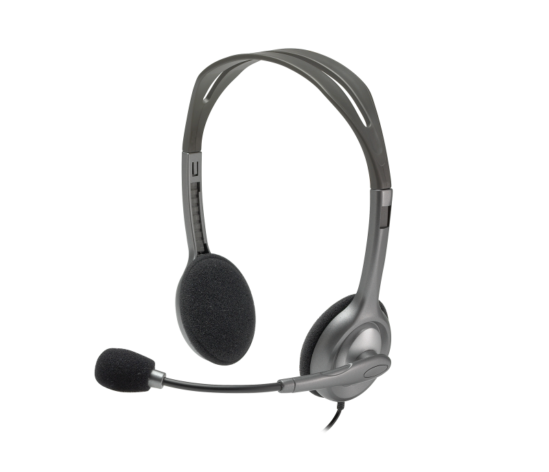 Casti Head-band Logitech H110 Stereo Headset, Wired, noise-canceling, Multicolor