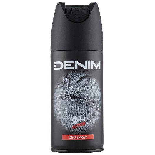 Deodorant, Denim, 150 ml Men Black