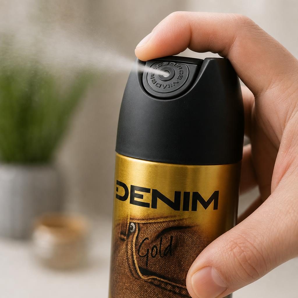 Deodorant Spray, Denim Gold 24 h Action, 150 ml Men