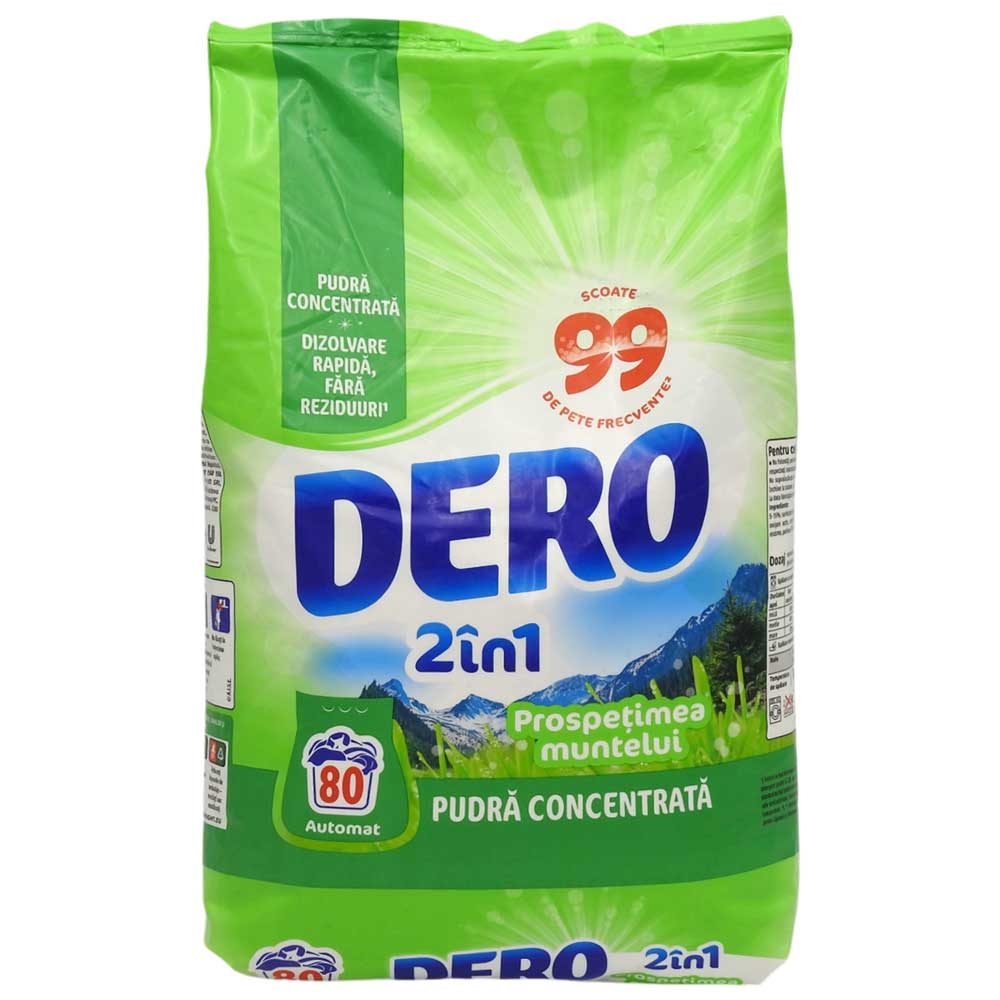 Dero Automat 6 kg 2in1 Prospetimea Muntelui 80 spalari