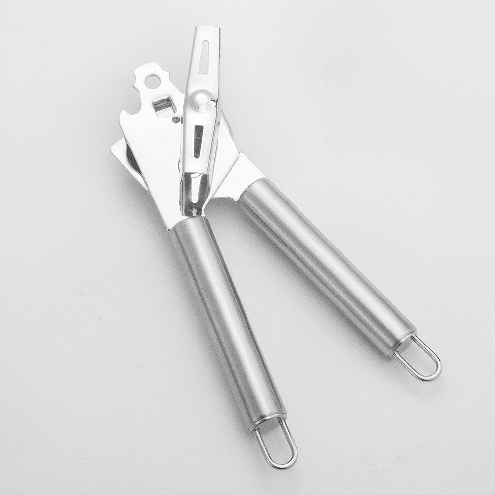 Deschizator conserve material inox, ergonomic, gri
