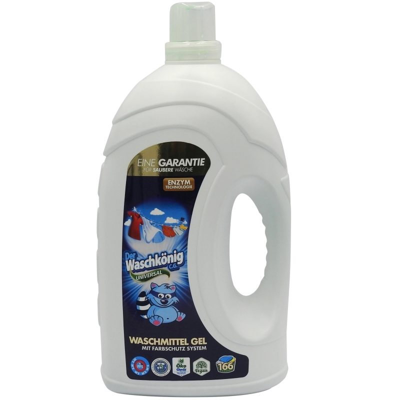Detergent Lichid, Der Waschkonig, Gel 5 L Universal 166 spalari