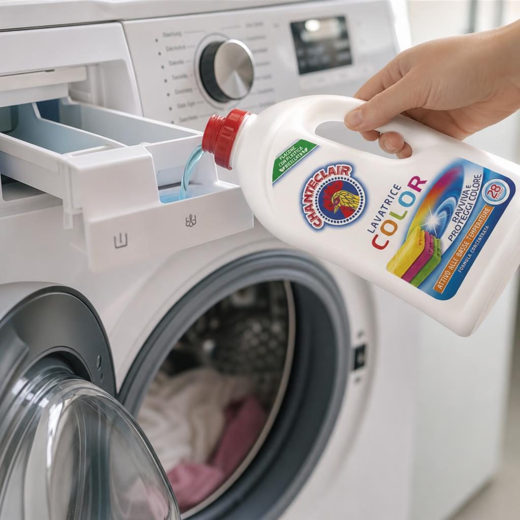 Detergent Lichid pentru Rufe, Chante Clair, 1.260 L, pentru Haine Colorate, 28 spalari