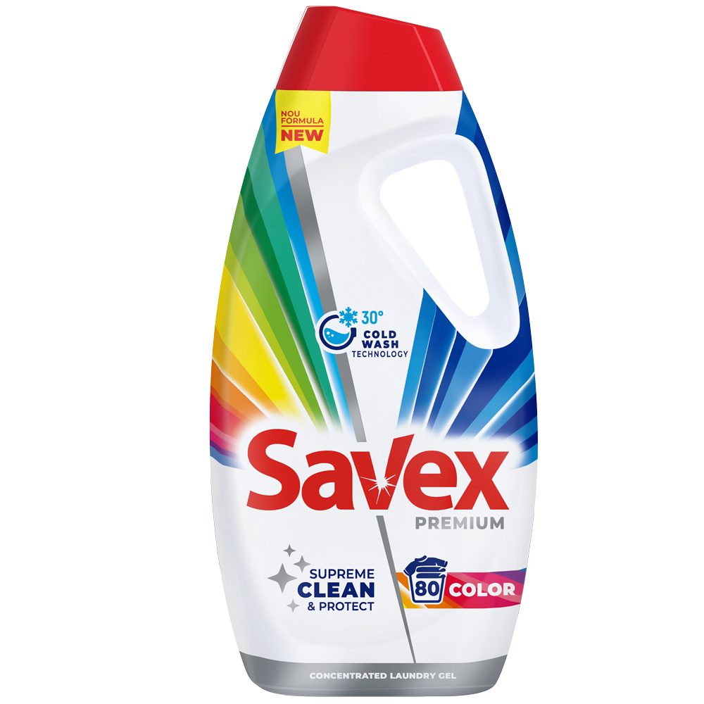 Detergent Lichid, Savex, 3.6 L Color 80 spalari