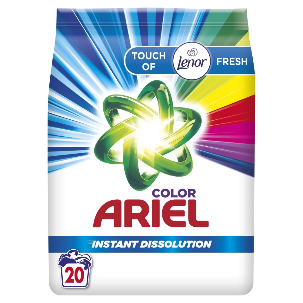 Detergent pentru Rufe Automat, Ariel, 1.5 kg Touch Of Lenor Fresh 20 spalari