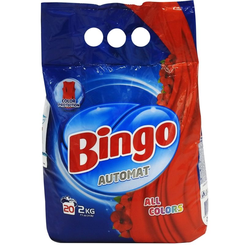 Detergent pentru Rufe Automat, Bingo, 2 kg Shining 20SPALRI