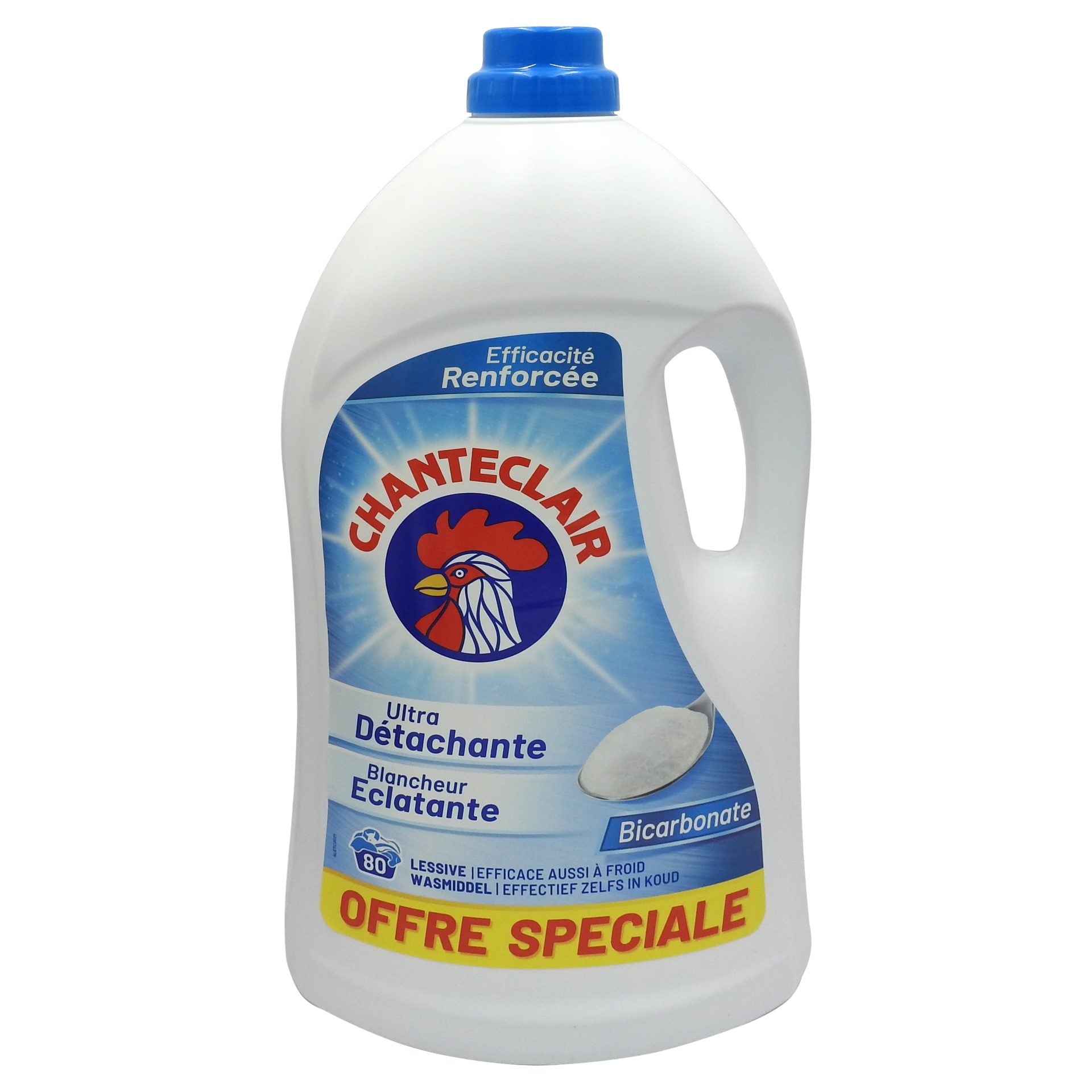 Detergent pentru Rufe, Chante Clair, 3.6 L Bicarbonat 80 spalari