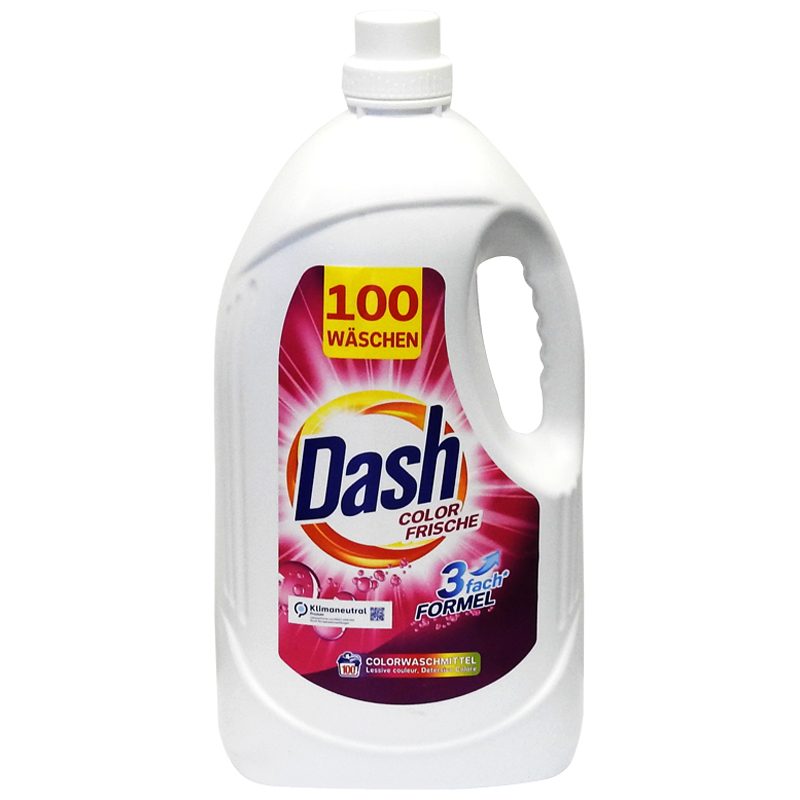 Detergent pentru Rufe, Dash, Lichid 5 L Color Frische 100 spalari