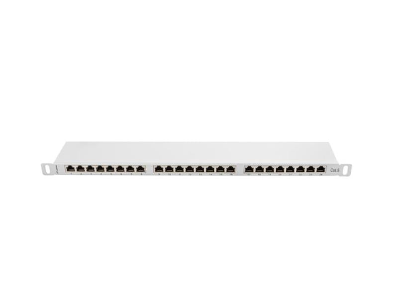 Lanberg Patch panel 24 porturi 0,5U Cat.6 FTP gr