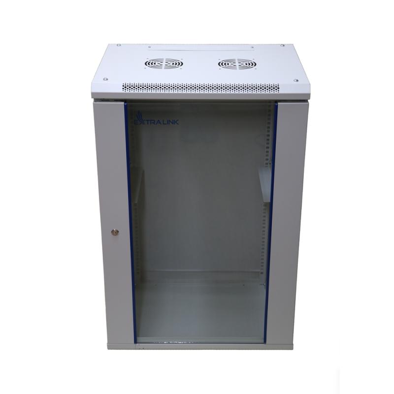 Extralink 18U 600X600 Rackmount Cabinet (1 Extralink 18U 600X600 WALL-MOUNTED Rackmount Cabinet Gray)