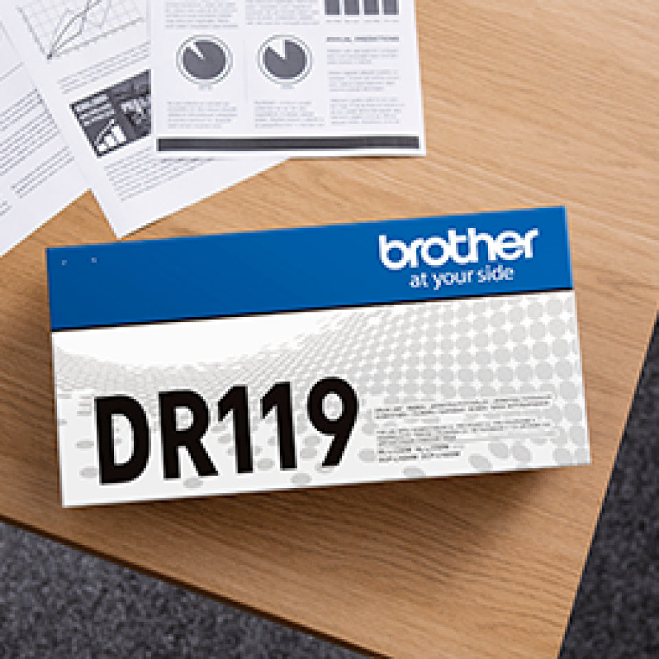 Drum Unit Original Brother Black, DR119, pentru HL-L1230|L1630W10K, incl.TV 0.8 RON, "DR119"