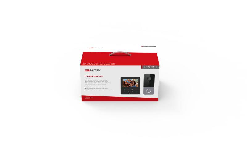KIT VIDEOINTERON IP 1FAMILIE "DS-KIS606-P"