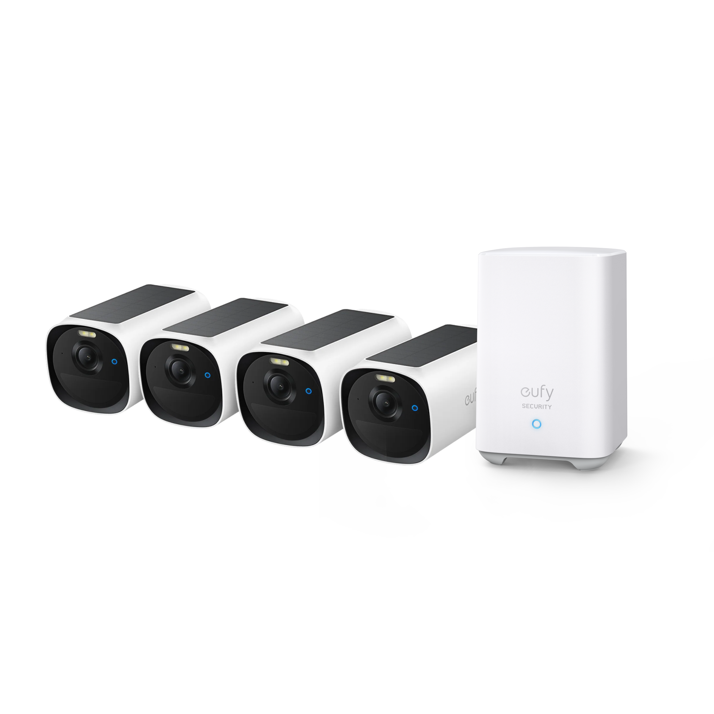 Sistem supraveghere 4+1 Anker "EufyCam E40" "T8144" + "Homebase 2" , alb "E8144325" -0194644238339