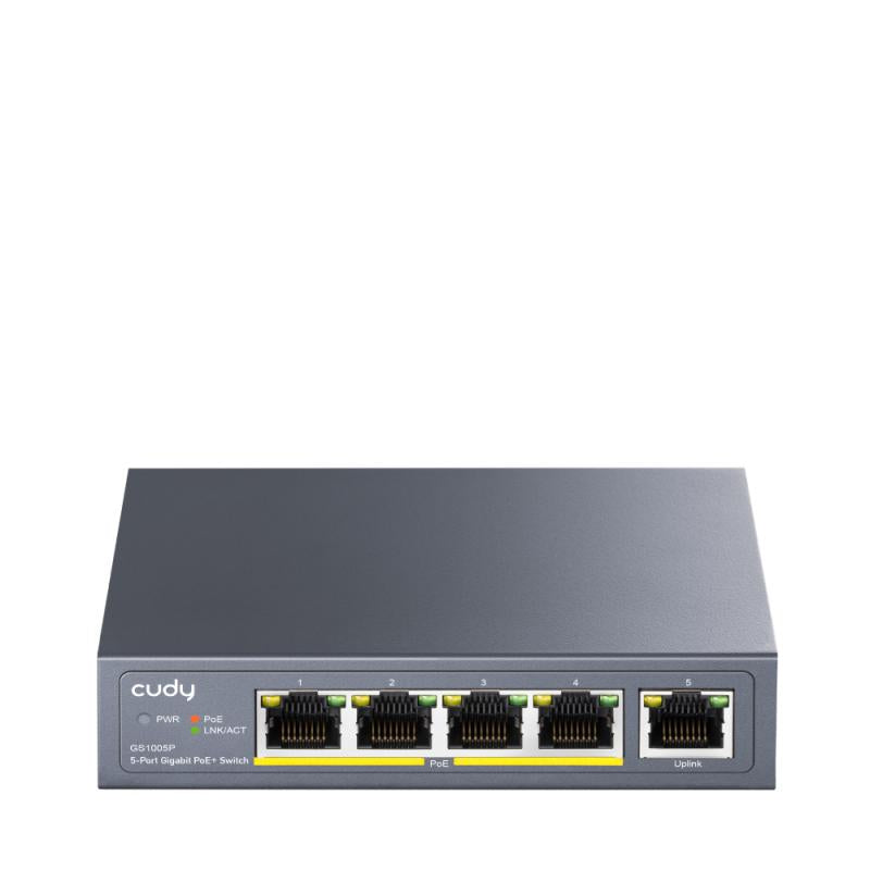 Cudy 5-Port Gigabit PoE+ Switch 60W (cudy 5-Port 10/100/1000M PoE+ Switch 60W)