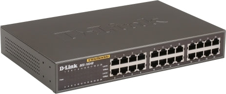 SWITCH D-LINK 24 porturi 10/100Mbps, carcasa metalica, rackabil, "DES-1024D"