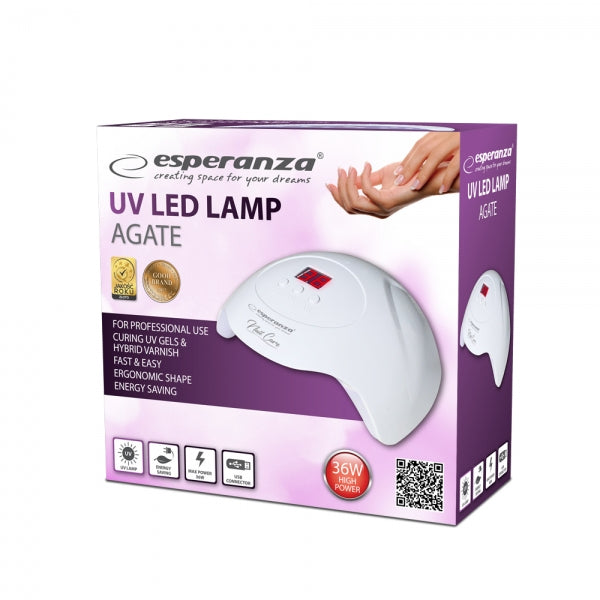 Lampa UV Esperanza Agate EBN010 36W Alb "EBN010"