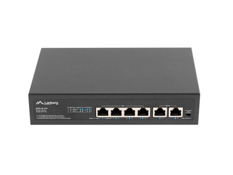 Switch Lanberg Fast Ethernet, 60W
