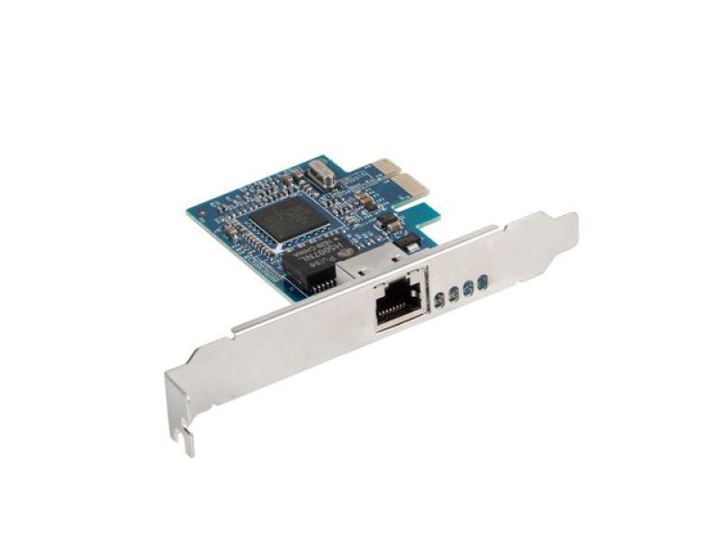 Placă adaptor rețea PCI-Express RJ45 PCI-E x1, 1x RJ45 1Gb, Broadcom+, low-profile