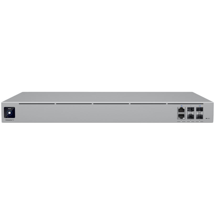 Ubiquiti Enterprise-grade 25 Gbps UniFi Cloud Gateway with three WAN ports, high availability, and a full suite of advanced routing and security features "EFG-EU"