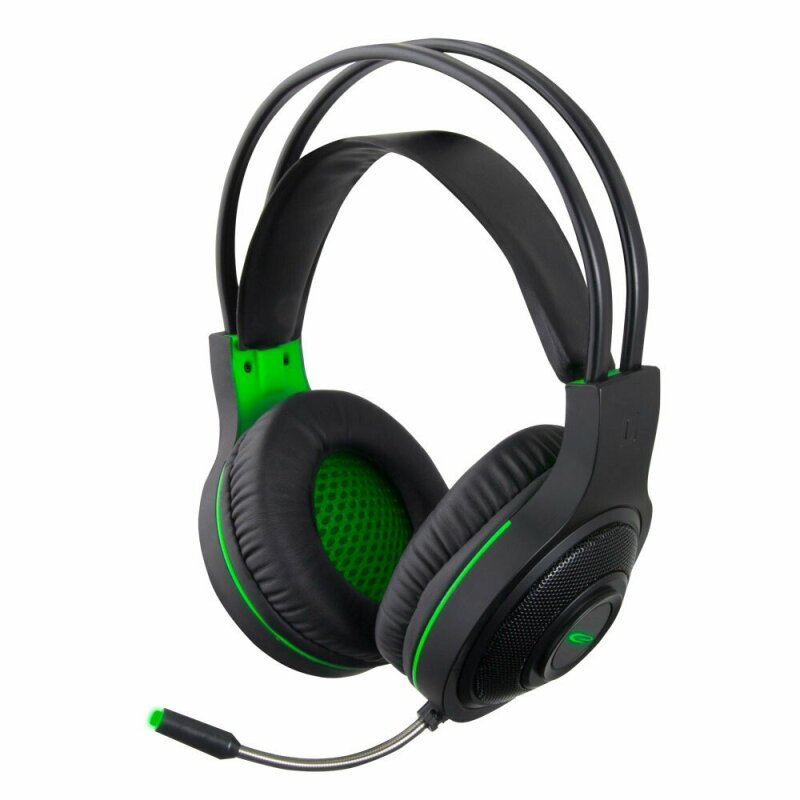 Casti gaming cu microfon Esperanza Thunderbird EGH430 stereo 2m Negru/Verde "EGH430"