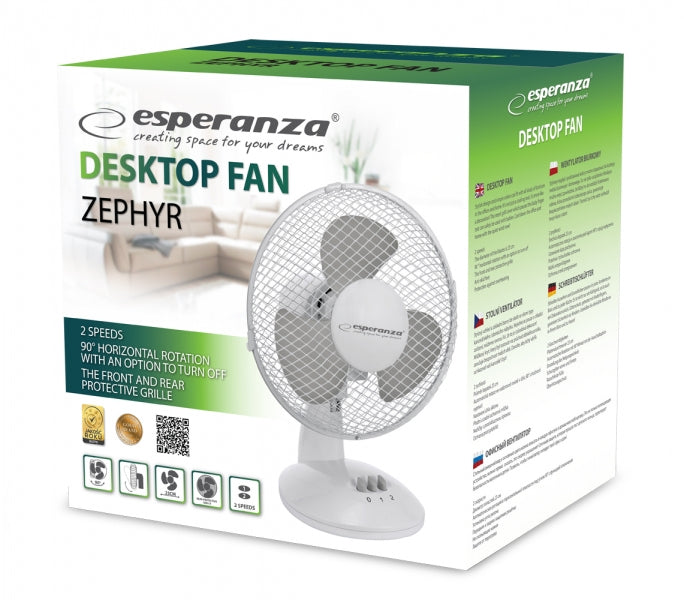 Ventilator de masa Esperanza ZEPHYR EHF004WE 30W Alb "EHF004WE"