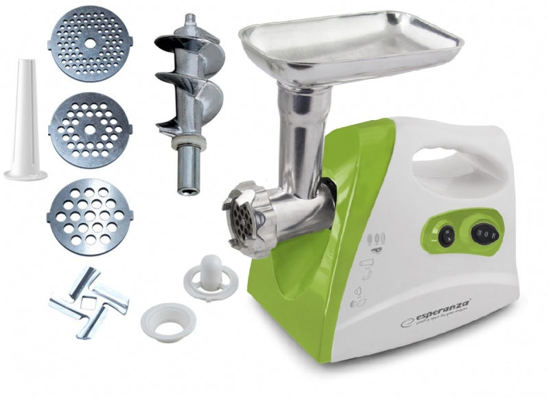 Masina de tocat carne Esperanza Meatball EKM012G 600W Alb/Verde "EKM012G"