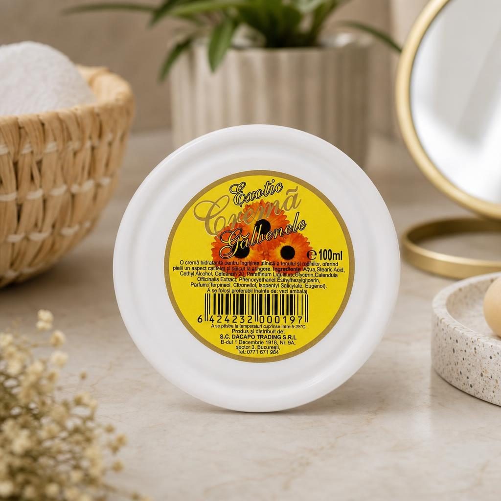 Exotic Crema, 100 ml, Hidratanta Ten si Maini Galbenele