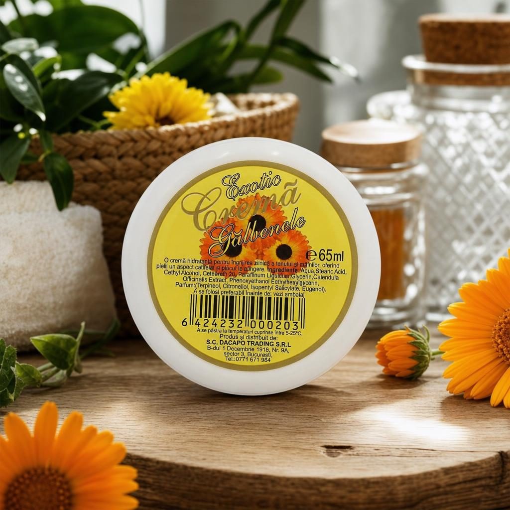 Exotic Crema 65 ml, Hidratanta Ten si Maini Galbenele