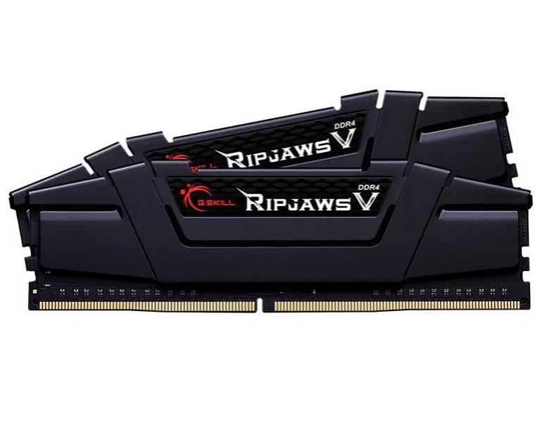 Memorie DDR G.Skill - gaming "Ripjaws V" DDR4 16GB frecventa 3600 MHz, 8GB x 2 module, radiator, latenta CL16, "F4-3600C16D-16GVKC"