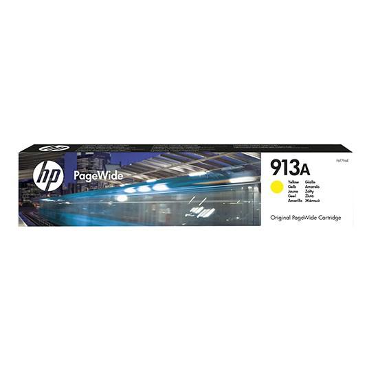 Cartus Cerneala Original HP Yellow, nr.913A, pentru PageWide 352|377, 3.5K, , "F6T79AE"