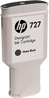 Cartus Cerneala Original HP Matte Black, nr.727, pentru Designjet T1500|T1530|T2500|T2530, 300ml, , "C1Q12A"