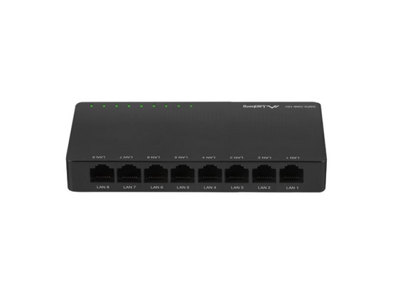 Switch Lanberg DSP2-1008-12V 8x 1 Gb/s