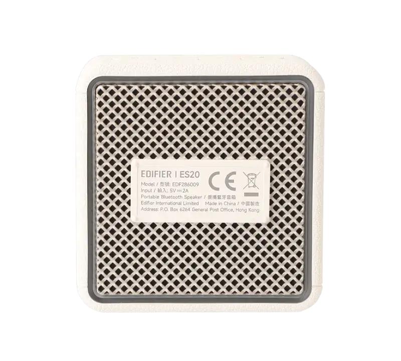 BOXE EDIFIER portabile bluetooth, RMS: 6W, Bluetooth 5.4, built-in Li-ion pana la 15h, conectivitate multipoint, Edifier App, radiator pasiv bass, IVORY, "ES20-IV" x