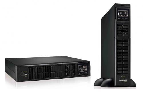 UPS Tecnoware "EVO DSP PLUS", Online, Tower/rack, 2160 W, fara AVR, IEC x 8, display LCD, back-up 11 - 20 min. "FGCEDP2402RTIEC"