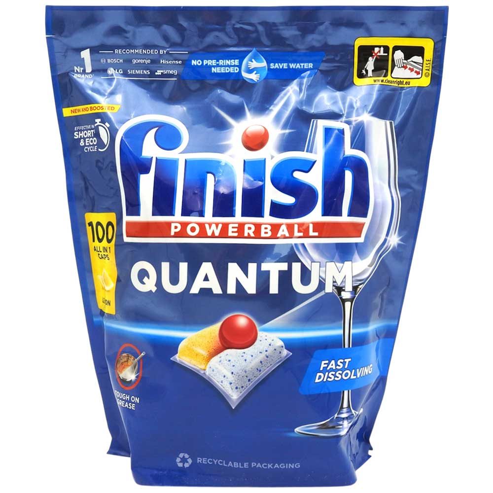 Finish Detergent Vase Capsule 100 buc Quantum All in 1 Lamaie